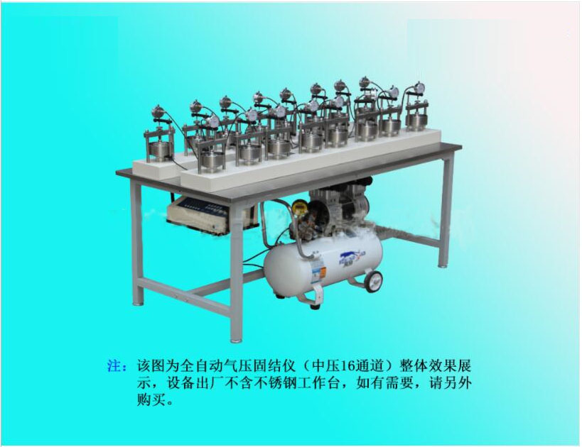 GZQ-1型十六聯(lián)全自動(dòng)氣壓固結(jié)儀（高、中壓）